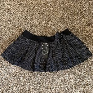 Living dead souls mini skirt new with tags